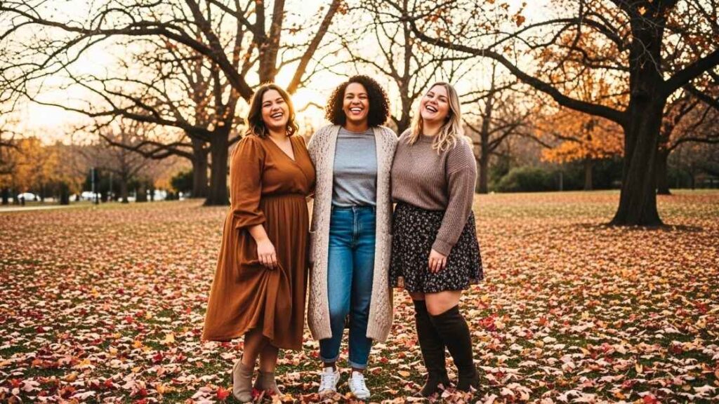 Plus Size Fall Outfits with a Big Stomach